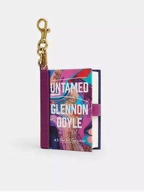 Coach Book Bag Charm Untamed